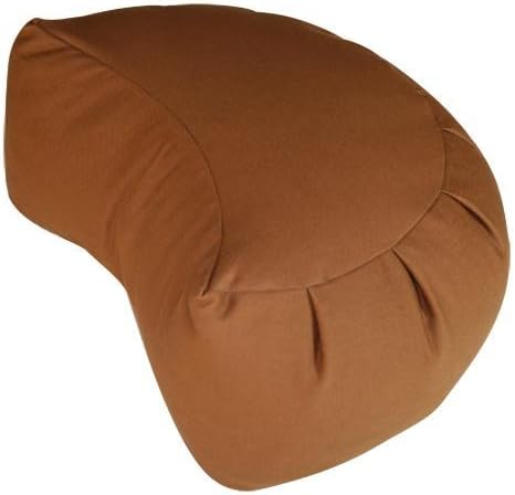 Buckwheat Crescent Zafu Meditation Cushion, Olive