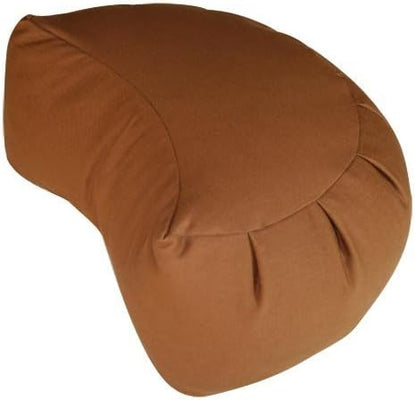 Buckwheat Crescent Zafu Meditation Cushion, Olive