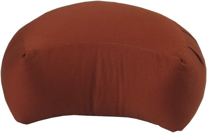 Buckwheat Crescent Zafu Meditation Cushion, Olive