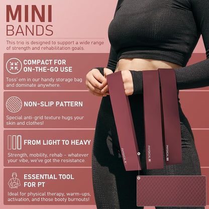 PhysKcal Pilates Kit, 15-Inch Pilates Ring with 1x Pilates Ball & 5X Bands