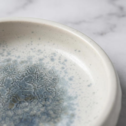 6 Inch Japanese Incense Holder Stick,Ceramic Handmade Crack Blue Glaze