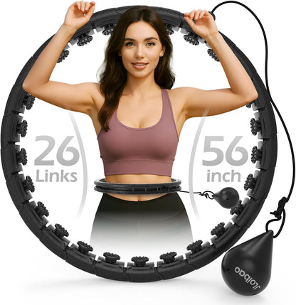 Infinity Fitness Hoop, Weighted Hula Circle for Adults Weight Loss