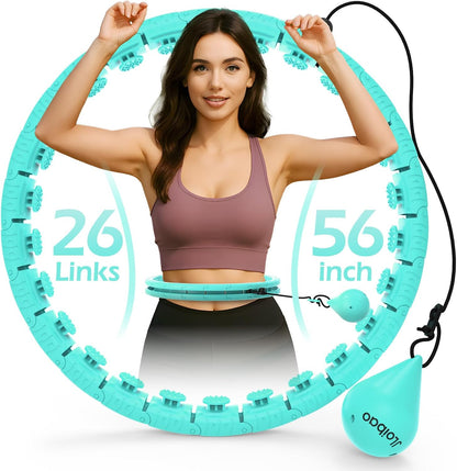 Infinity Fitness Hoop, Weighted Hula Circle for Adults Weight Loss