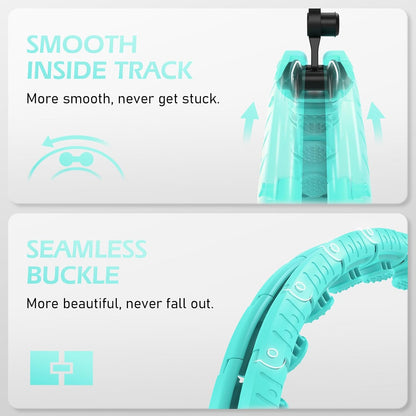 Infinity Fitness Hoop, Weighted Hula Circle for Adults Weight Loss