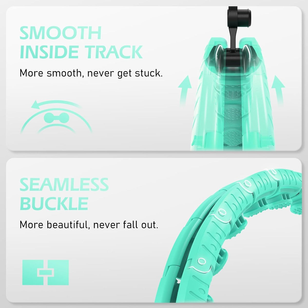 Infinity Fitness Hoop, Weighted Hula Circle for Adults Weight Loss