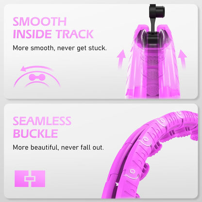 Infinity Fitness Hoop, Weighted Hula Circle for Adults Weight Loss