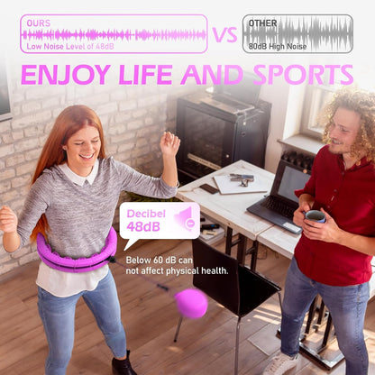 Infinity Fitness Hoop, Weighted Hula Circle for Adults Weight Loss