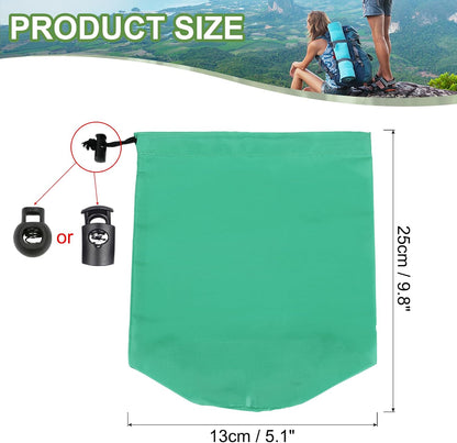 Stuff Sack, Waterproof Outdoor Storage Sack Portable Drawstring Dust Flap Bags Lightweight Sleeping Bag for Camping Hiking Travel