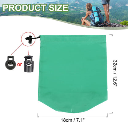 Stuff Sack, Waterproof Outdoor Storage Sack Portable Drawstring Dust Flap Bags Lightweight Sleeping Bag for Camping Hiking Travel