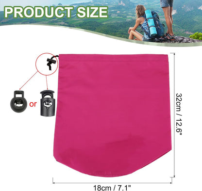 Stuff Sack, Waterproof Outdoor Storage Sack Portable Drawstring Dust Flap Bags Lightweight Sleeping Bag for Camping Hiking Travel