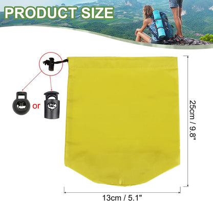 Stuff Sack, Waterproof Outdoor Storage Sack Portable Drawstring Dust Flap Bags Lightweight Sleeping Bag for Camping Hiking Travel
