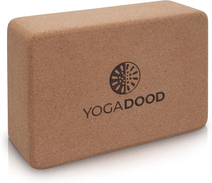 Premium Cork Yoga Blocks 2 Pack - Superior Grip & Stability for Enhanced Alignment - Eco-Friendly Biodegradable