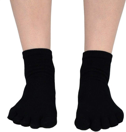 5-Toe Exercise Barefoot Feel Yoga Socks With Full Grip