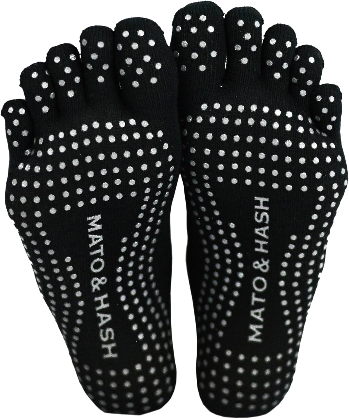 5-Toe Exercise Barefoot Feel Yoga Socks With Full Grip