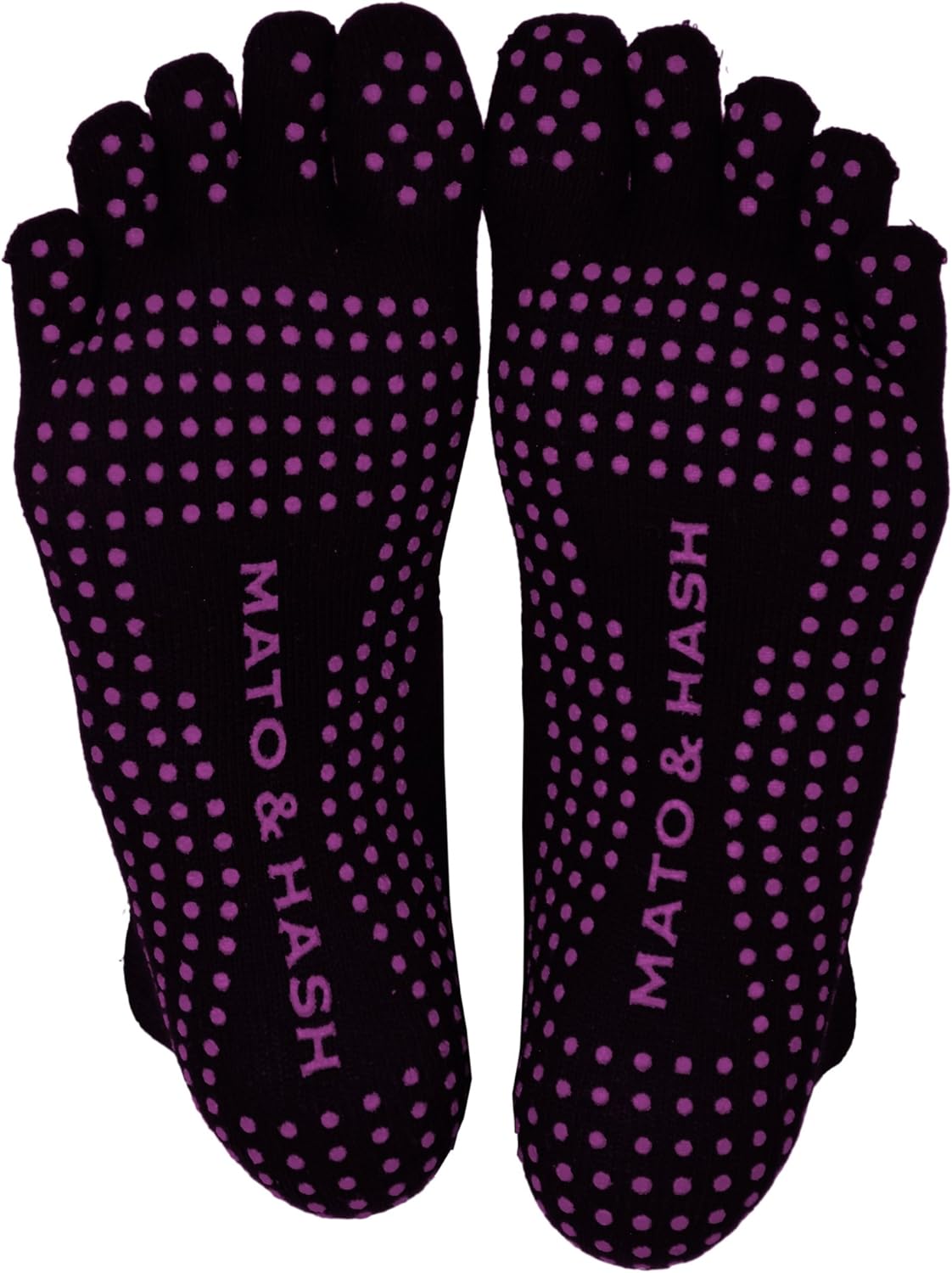 5-Toe Exercise Barefoot Feel Yoga Socks With Full Grip