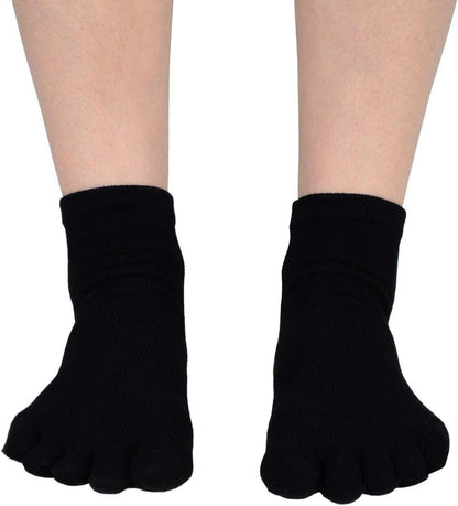 5-Toe Exercise Barefoot Feel Yoga Socks With Full Grip