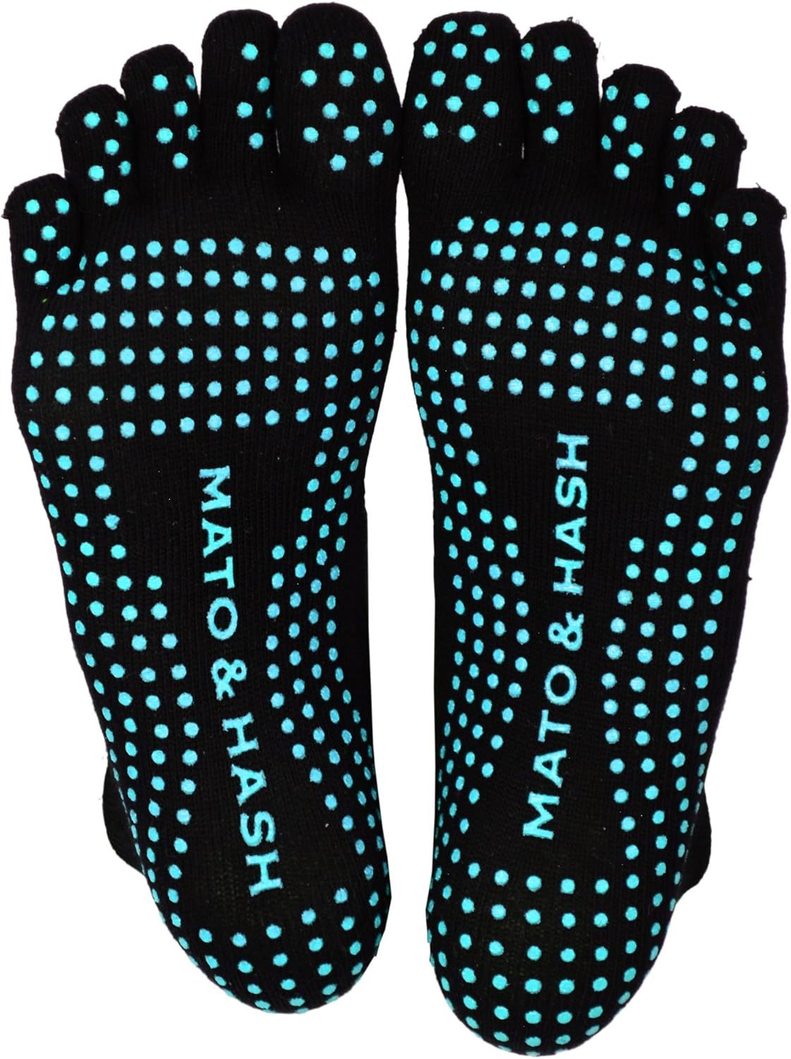 5-Toe Exercise Barefoot Feel Yoga Socks With Full Grip