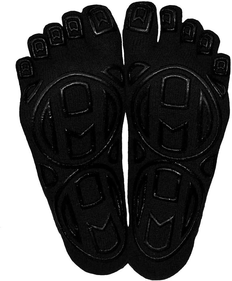 5-Toe Exercise Barefoot Feel Yoga Socks With Full Grip