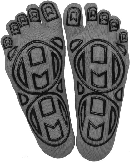 5-Toe Exercise Barefoot Feel Yoga Socks With Full Grip