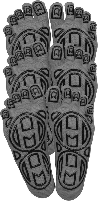 5-Toe Exercise Barefoot Feel Yoga Socks With Full Grip