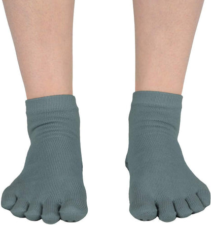 5-Toe Exercise Barefoot Feel Yoga Socks With Full Grip