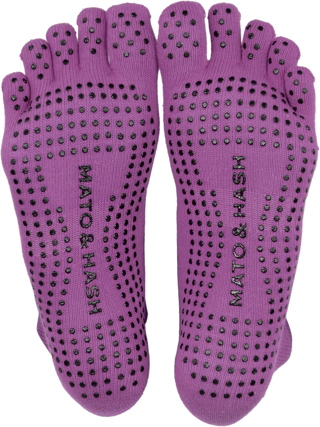 5-Toe Exercise Barefoot Feel Yoga Socks With Full Grip