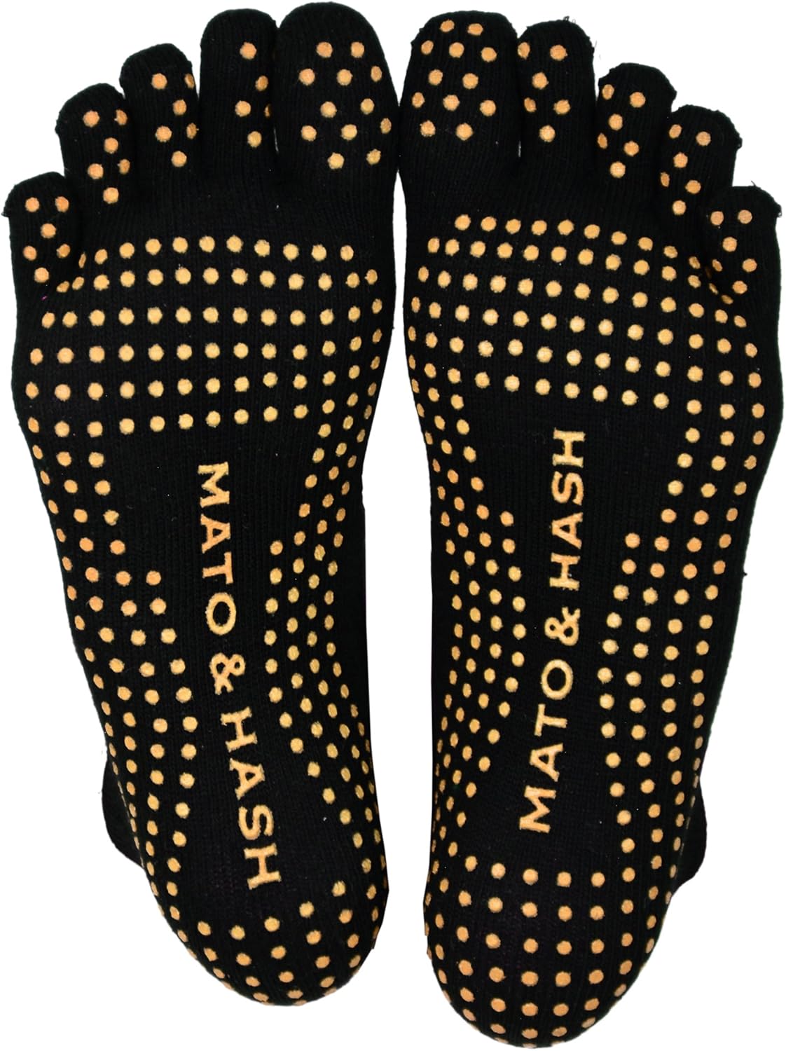 5-Toe Exercise Barefoot Feel Yoga Socks With Full Grip
