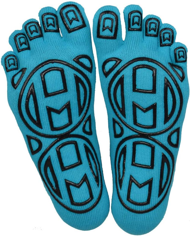 5-Toe Exercise Barefoot Feel Yoga Socks With Full Grip