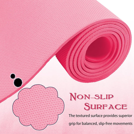 10 Pack Yoga Mat Bulk 68'' x 24'' x 4mm Thick Yoga Mat