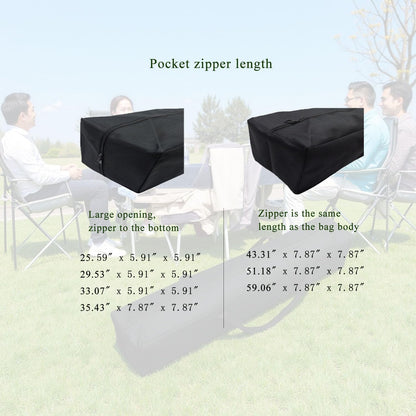 Heavy Duty Water-Resistant Duffle Organizer Bag - XL, 33"Lx5.9"Wx5.9"H