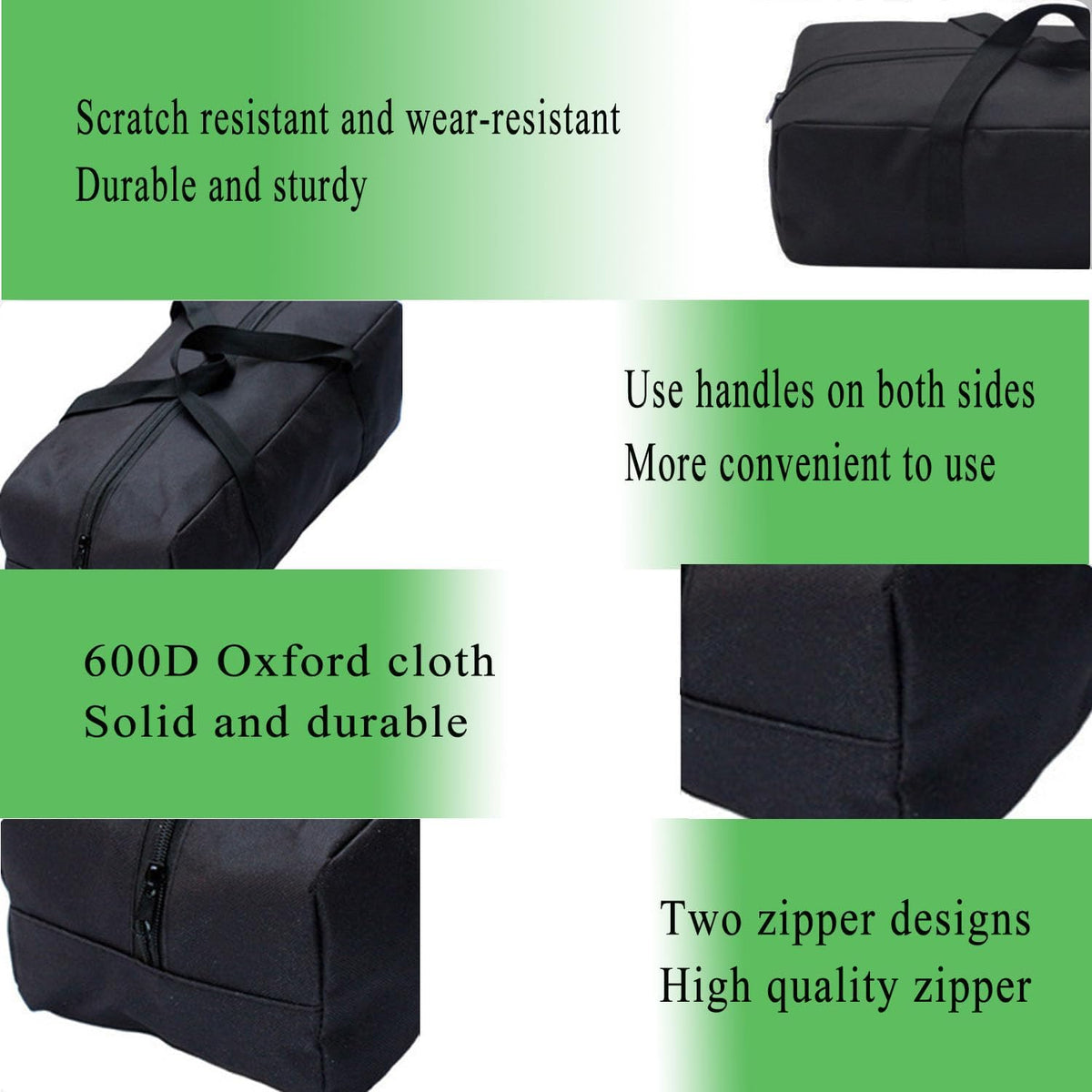 Heavy Duty Water-Resistant Duffle Organizer Bag - XL, 33"Lx5.9"Wx5.9"H