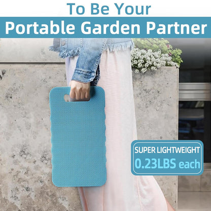 Garden Kneeling Pad 3pcs, Extra Wider 8.66“, Kneeling Mat Waterproof with Bright Color Tone, Knee Pads for Gardening, Yoga, House Clean, Repair Work