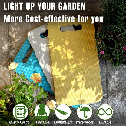 Garden Kneeling Pad 3pcs, Extra Wider 8.66“, Kneeling Mat Waterproof with Bright Color Tone, Knee Pads for Gardening, Yoga, House Clean, Repair Work