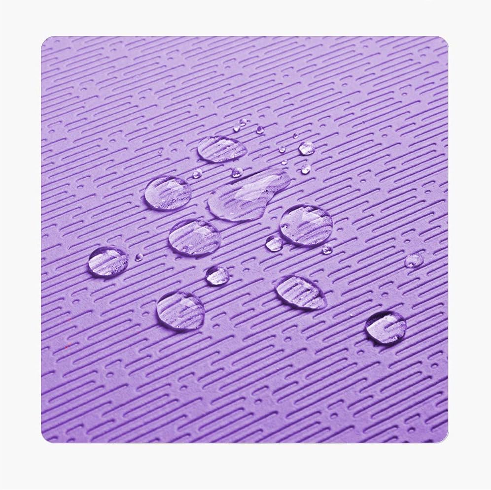 Hatha Yoga Extra Thick TPE Yoga Mat - 72"x 32" Thickness 1/2 Inch -Eco Friendly- With High Density Anti-Tear Exercise Mats For Home Gym Travel & Floor Outside