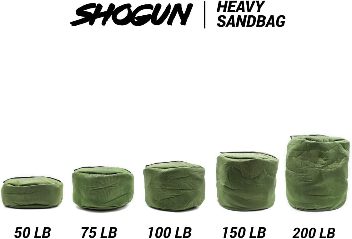 Shogun Sandbags for Working Out – Heavy Duty Workout Sandbag for Weight Training, Cross Training, Strongman, Fitness & Military Use – Adjustable Exercise Sand Bags for Full Body Training