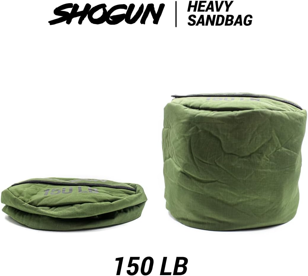 Shogun Sandbags for Working Out – Heavy Duty Workout Sandbag for Weight Training, Cross Training, Strongman, Fitness & Military Use – Adjustable Exercise Sand Bags for Full Body Training