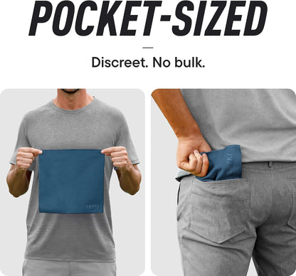 Pocket-Sized Sweat Towels - Original Sweat Absorbing Handkerchiefs