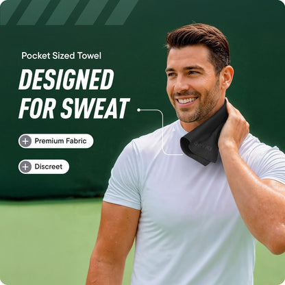 Pocket-Sized Sweat Towels - Original Sweat Absorbing Handkerchiefs