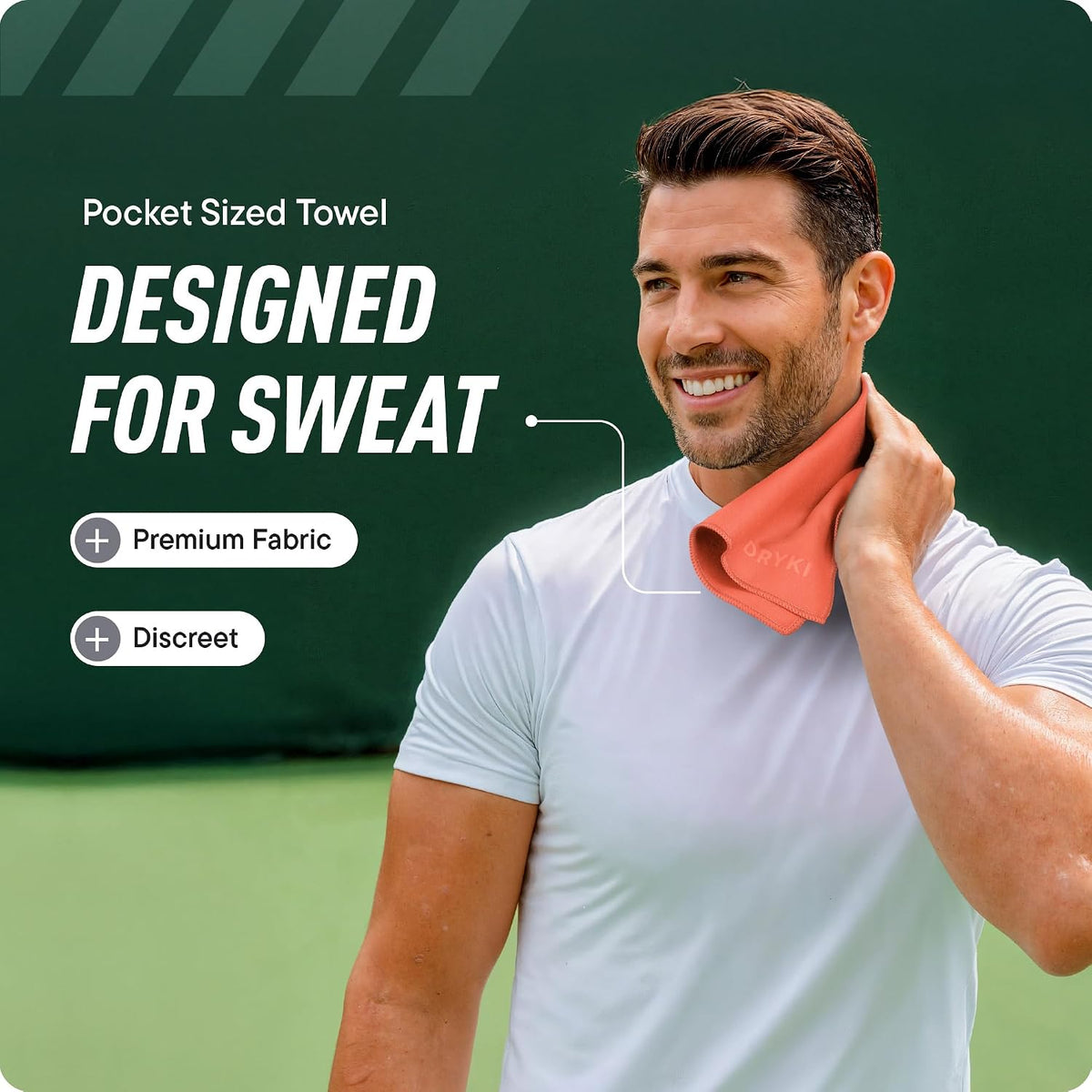 Pocket-Sized Sweat Towels - Original Sweat Absorbing Handkerchiefs