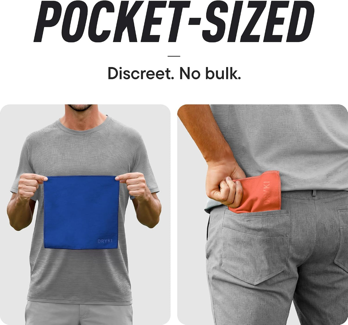 Pocket-Sized Sweat Towels - Original Sweat Absorbing Handkerchiefs