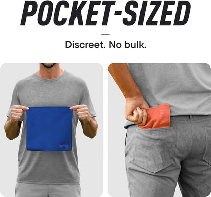 Pocket-Sized Sweat Towels - Original Sweat Absorbing Handkerchiefs