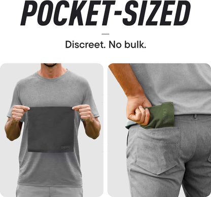 Pocket-Sized Sweat Towels - Original Sweat Absorbing Handkerchiefs