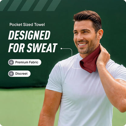 Pocket-Sized Sweat Towels - Original Sweat Absorbing Handkerchiefs