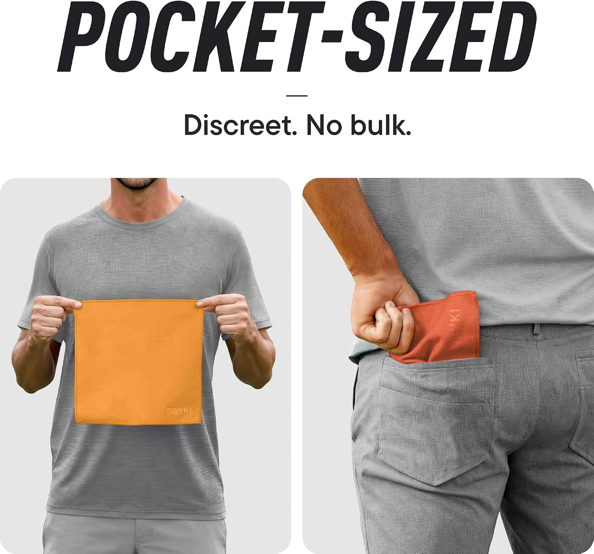 Pocket-Sized Sweat Towels - Original Sweat Absorbing Handkerchiefs