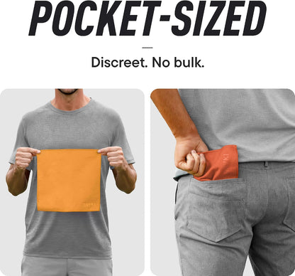 Pocket-Sized Sweat Towels - Original Sweat Absorbing Handkerchiefs