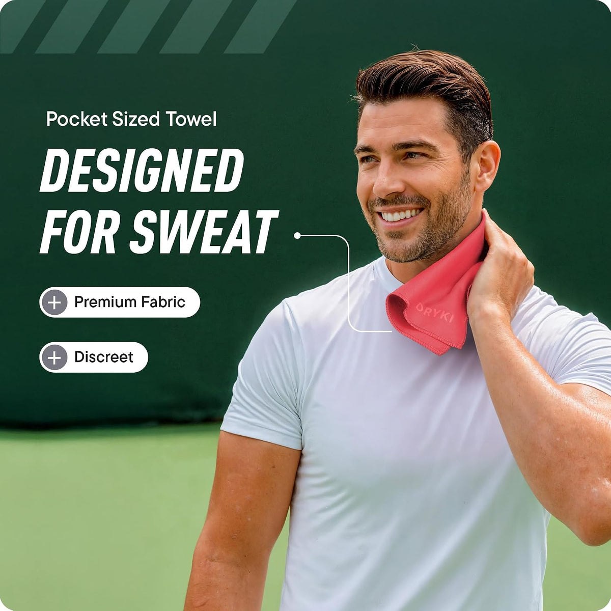 Pocket-Sized Sweat Towels - Original Sweat Absorbing Handkerchiefs