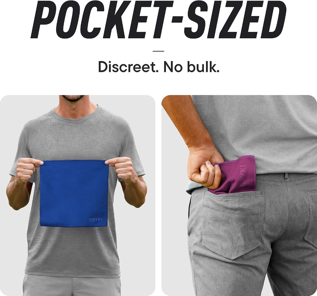 Pocket-Sized Sweat Towels - Original Sweat Absorbing Handkerchiefs