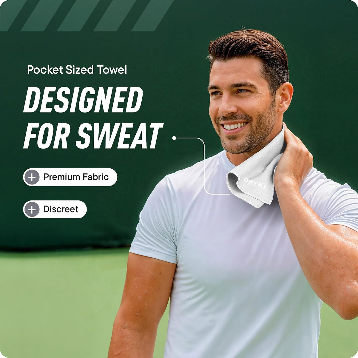 Pocket-Sized Sweat Towels - Original Sweat Absorbing Handkerchiefs