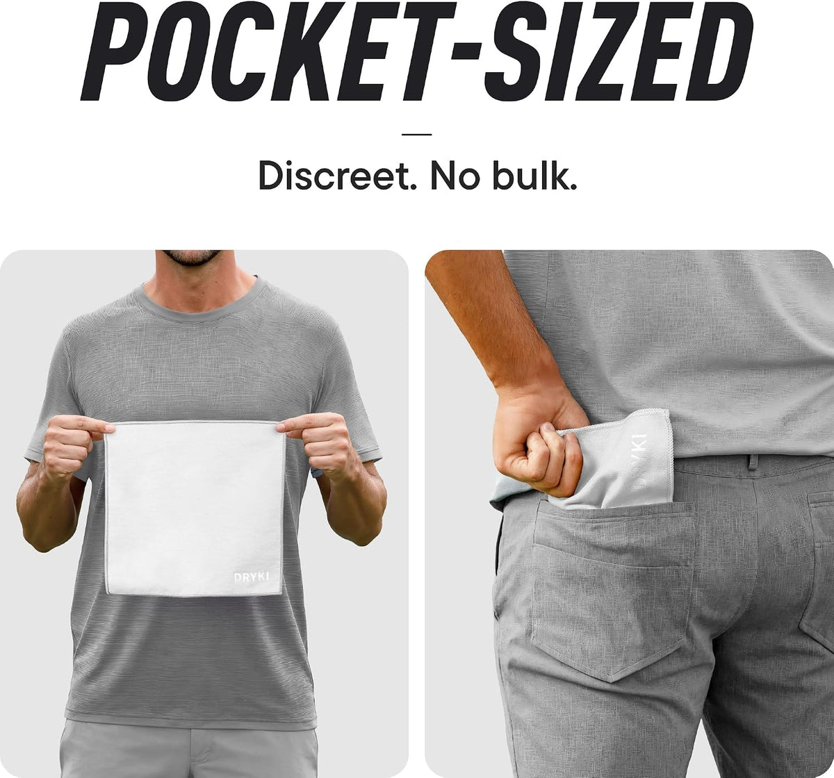 Pocket-Sized Sweat Towels - Original Sweat Absorbing Handkerchiefs