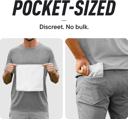 Pocket-Sized Sweat Towels - Original Sweat Absorbing Handkerchiefs
